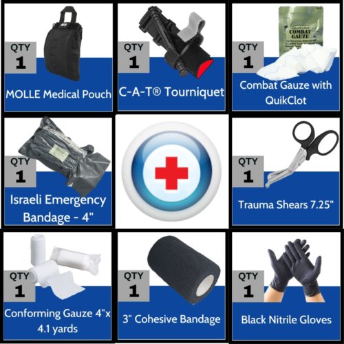 Gunshot Trauma IFAK Wound Care Kit