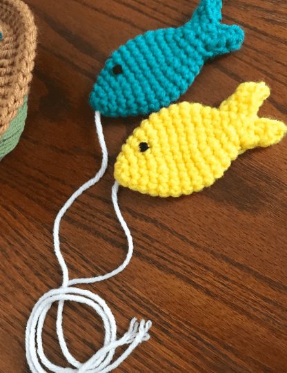 Spouse-ly Newborn Fishing Hat & 2 Fish
