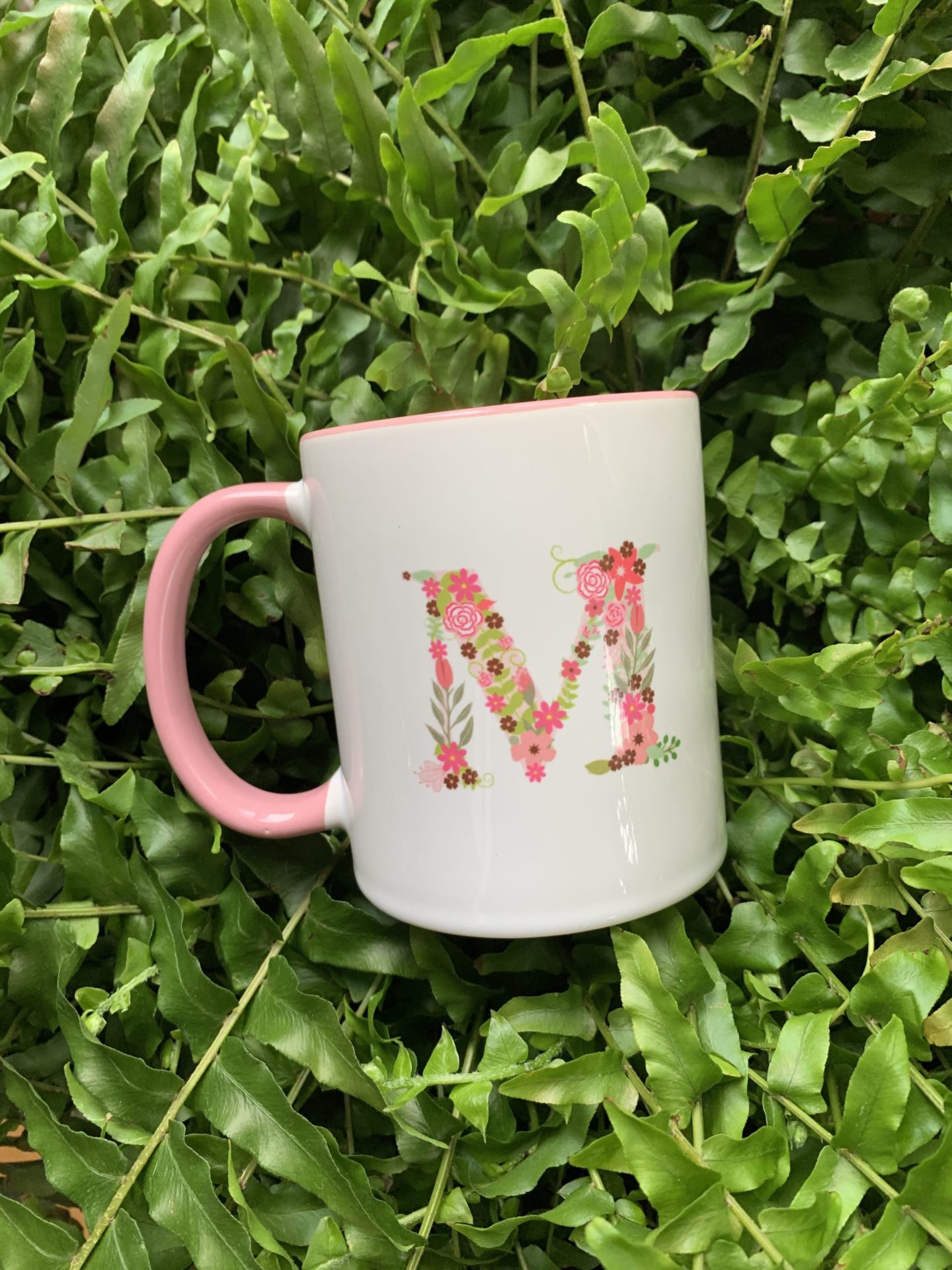 Floral Initial Mug - Spouse-ly