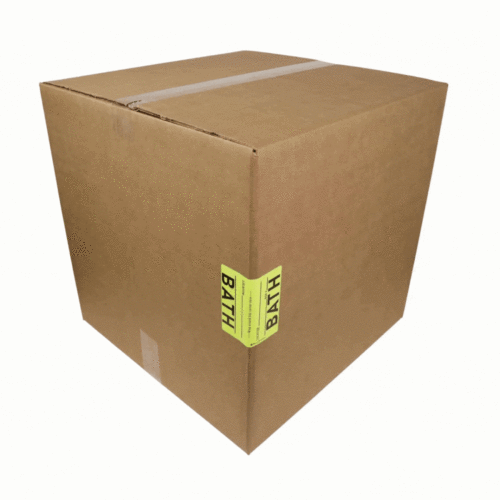 Moving box labels 360-spin