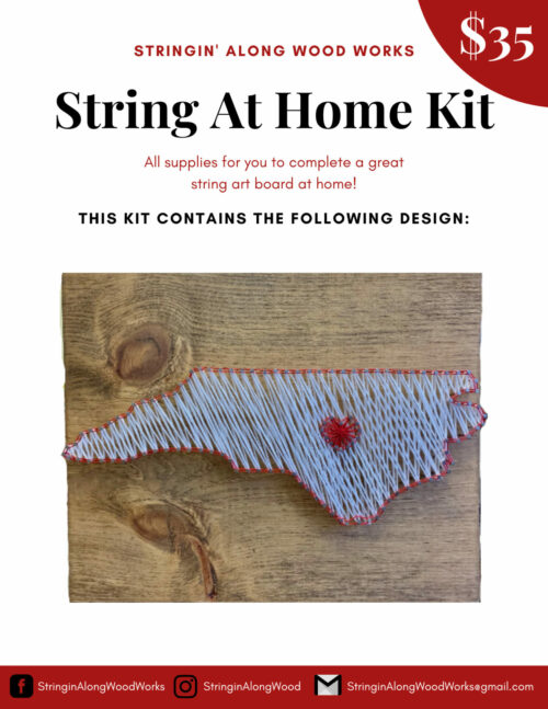 String at Home String Art Kits: Animals, Military, States and More