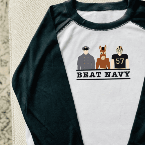 Beat Navy Character Tee by Sketch and Sentiment-05