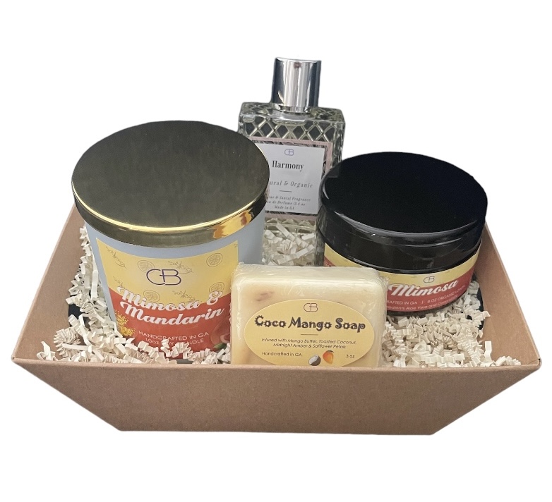 Mimosa Self-Care Gift Basket - Spouse-ly