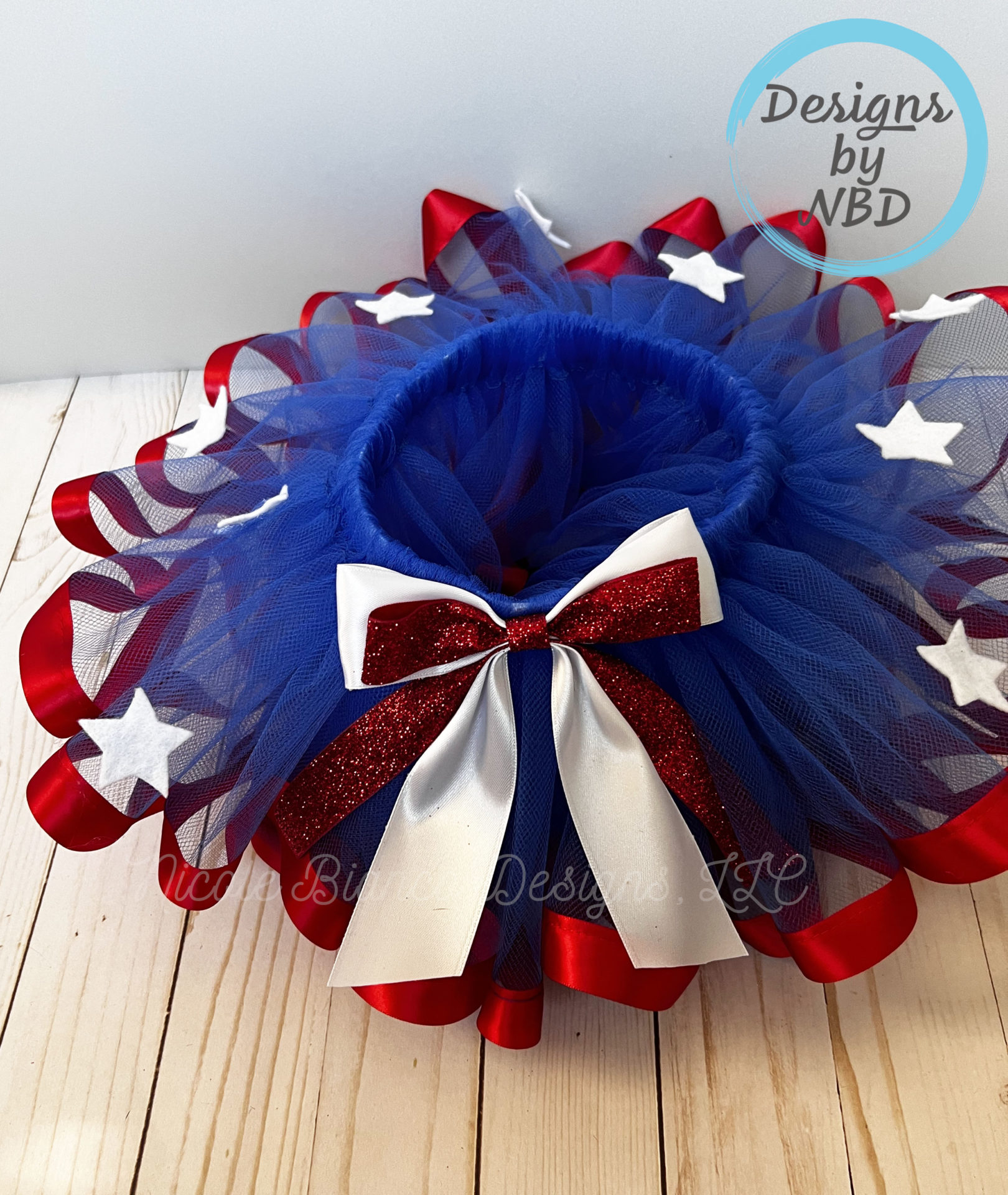 patriotic red, white, and blue Tutu perfect fourth of july find