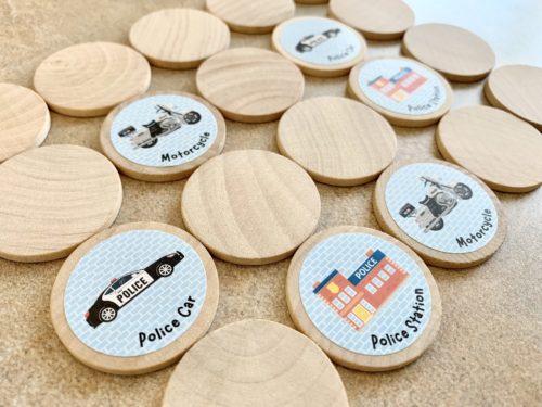 Felt Shape Wooden Matching Memory Game - Spouse-ly