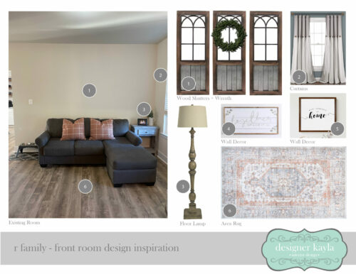 Home furniture + decor update by Designer Kayla