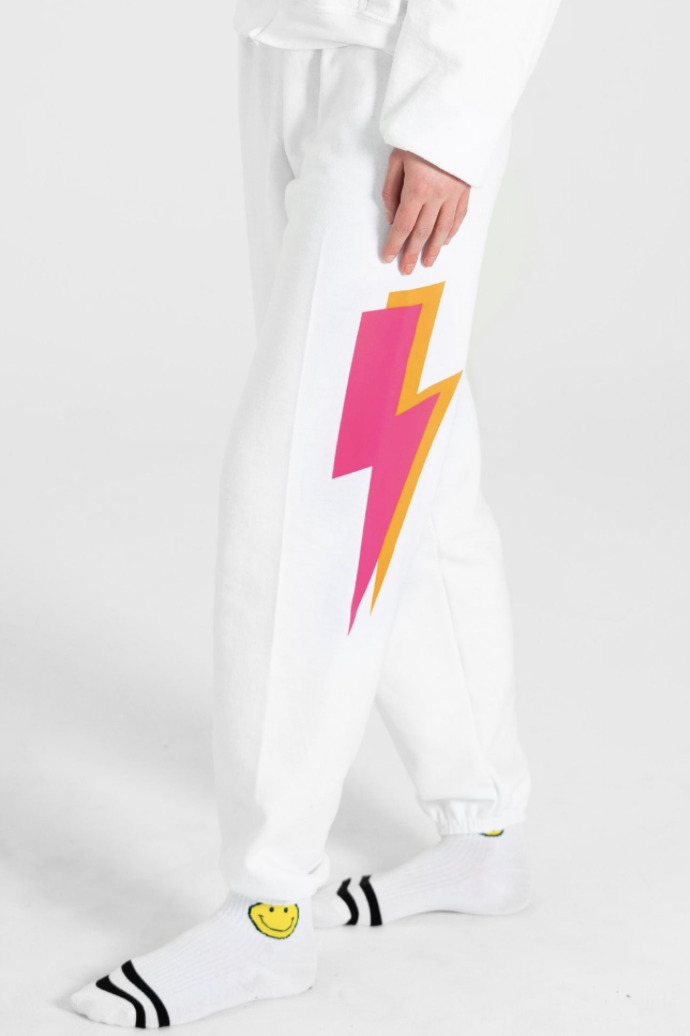 Buy New Men's Printed Thunder Lightning Bolt Fleece Long Jogger Pants  Online in India - Etsy