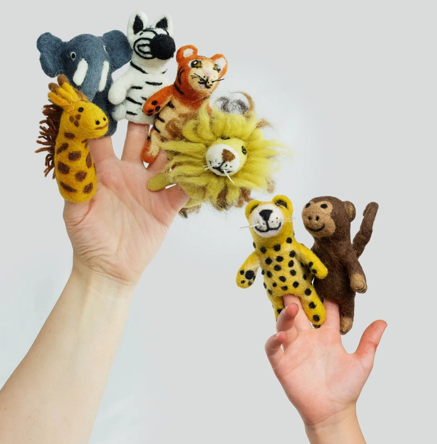 Hand Puppet Pets  Animal Hand Puppet Set