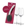 The Wine Brush with Clean Wine Glasses
