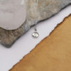 Air Element Cloud And symbol Sterling Charm Necklace