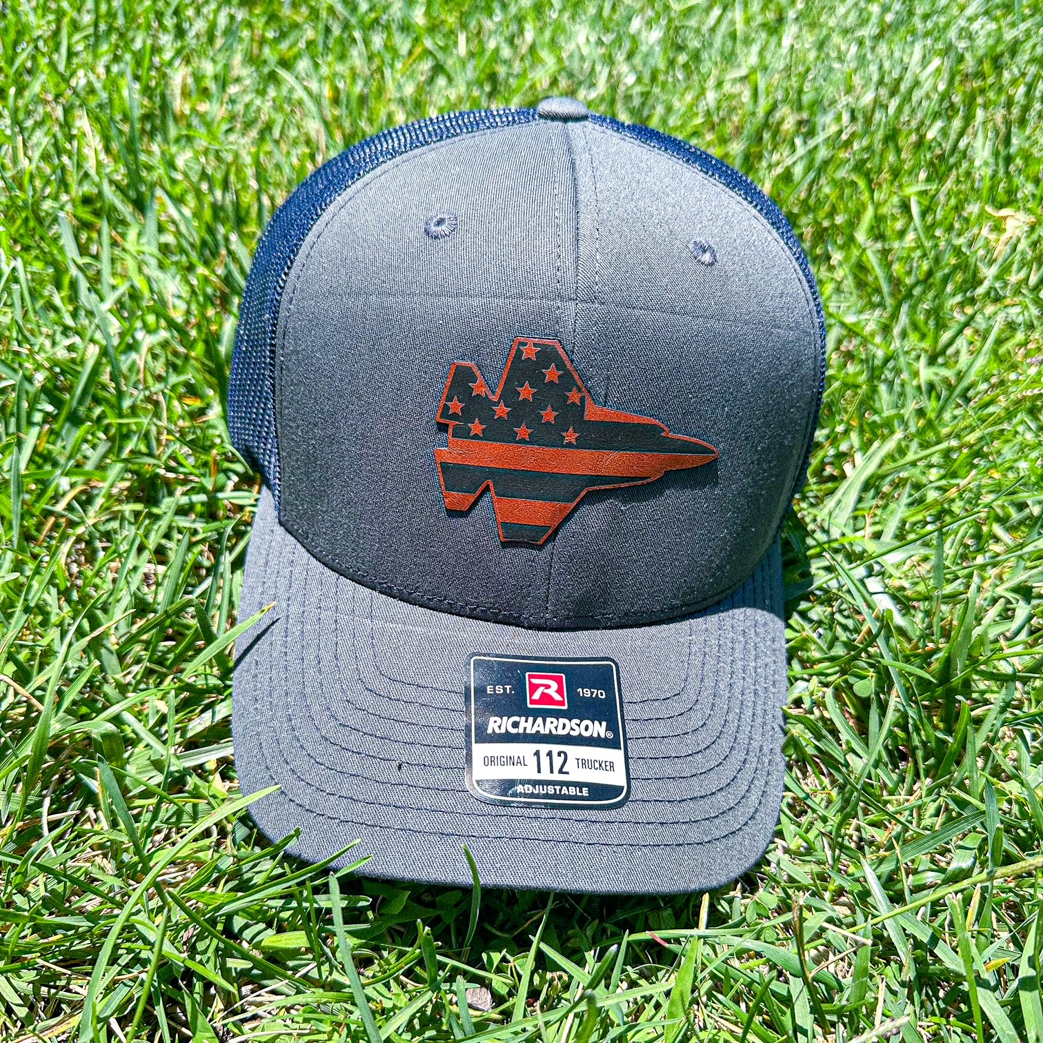 Richardson Trucker Hat Grey/Navy